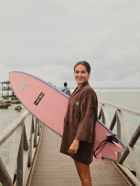 Take It Easy Corduroy Kimono